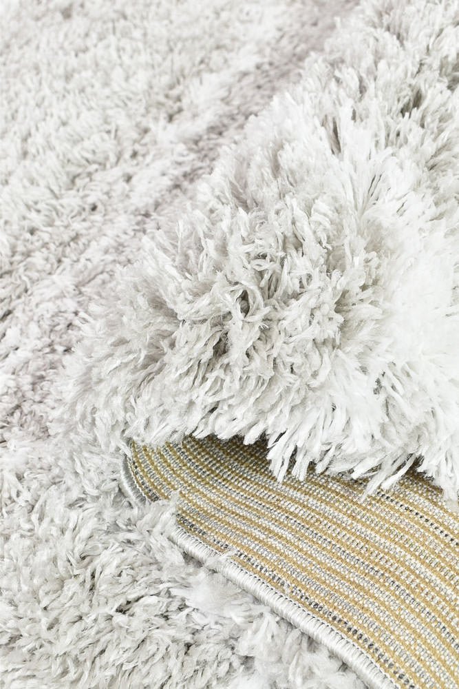 Barra Lines Grey Shaggy Rug