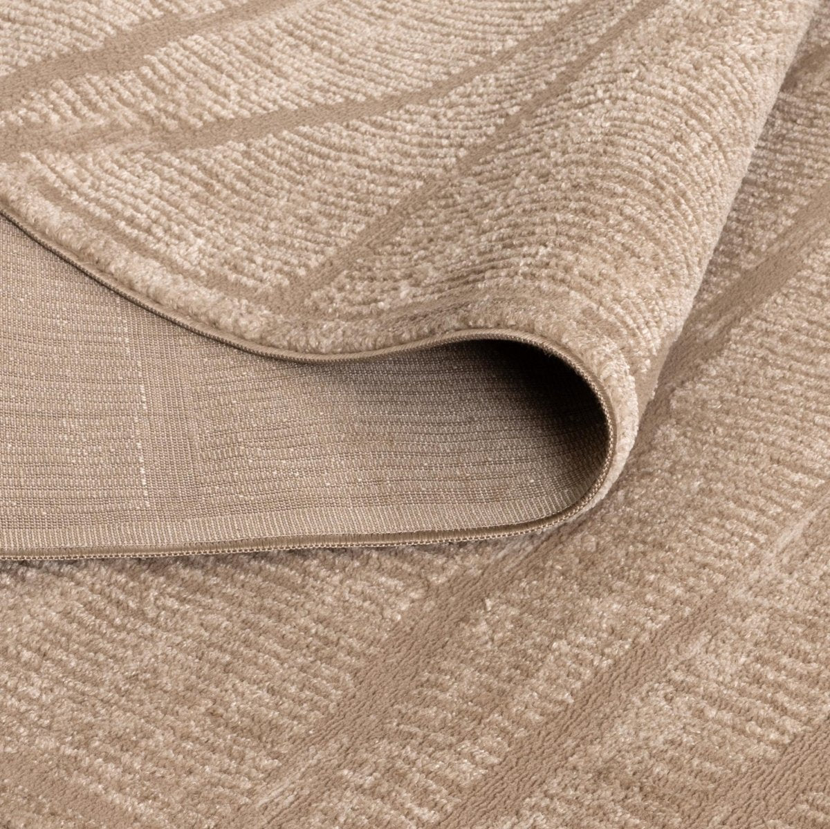 Belisse Abstract Beige Lines Rug