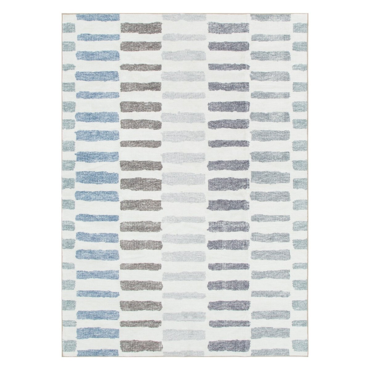 Berm Modern Stripes Machine Washable Rug