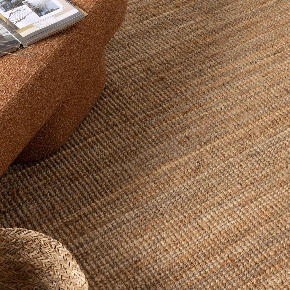 Bobble Natural Jute Rug