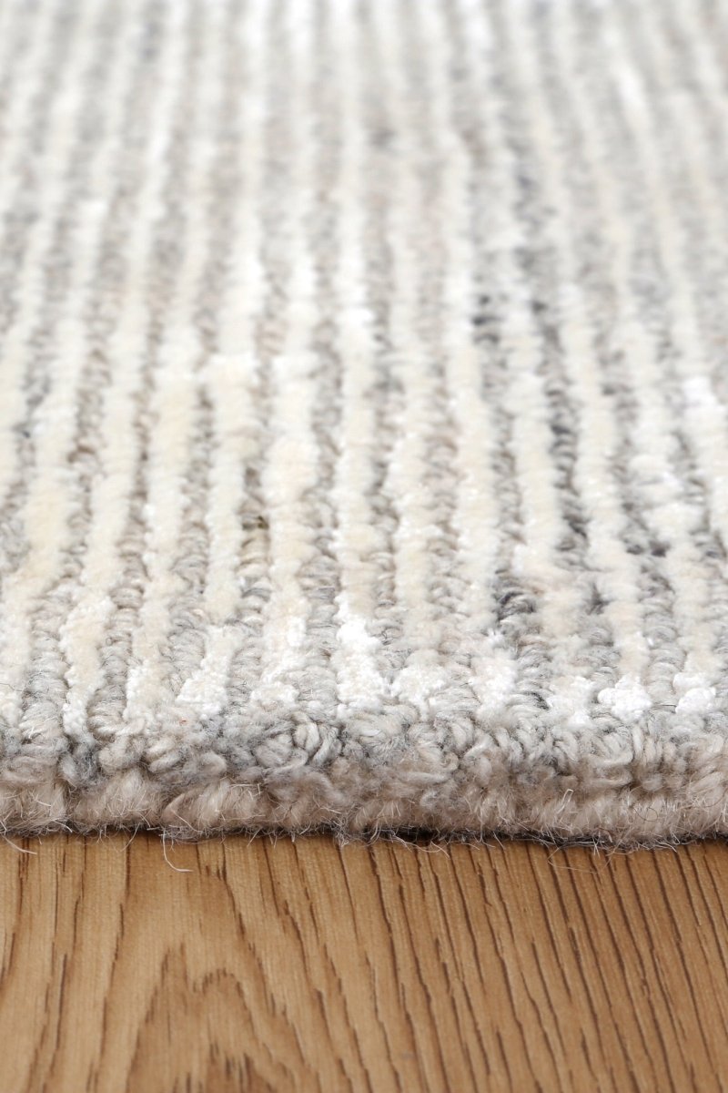 Boho Fog Blended Viscose Rug Area Rug | Ruggy