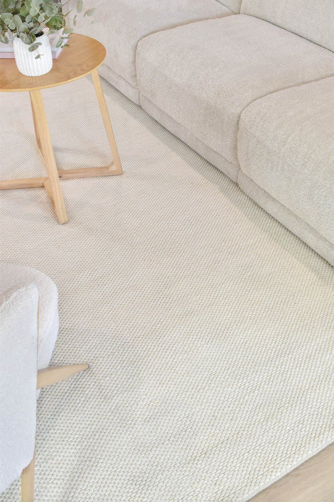 Caladen Cloud Silk Wool Rug