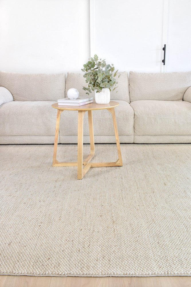 Caladen Earth Linen Wool Rug