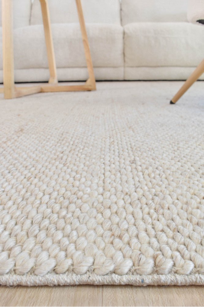 Caladen Earth Linen Wool Rug