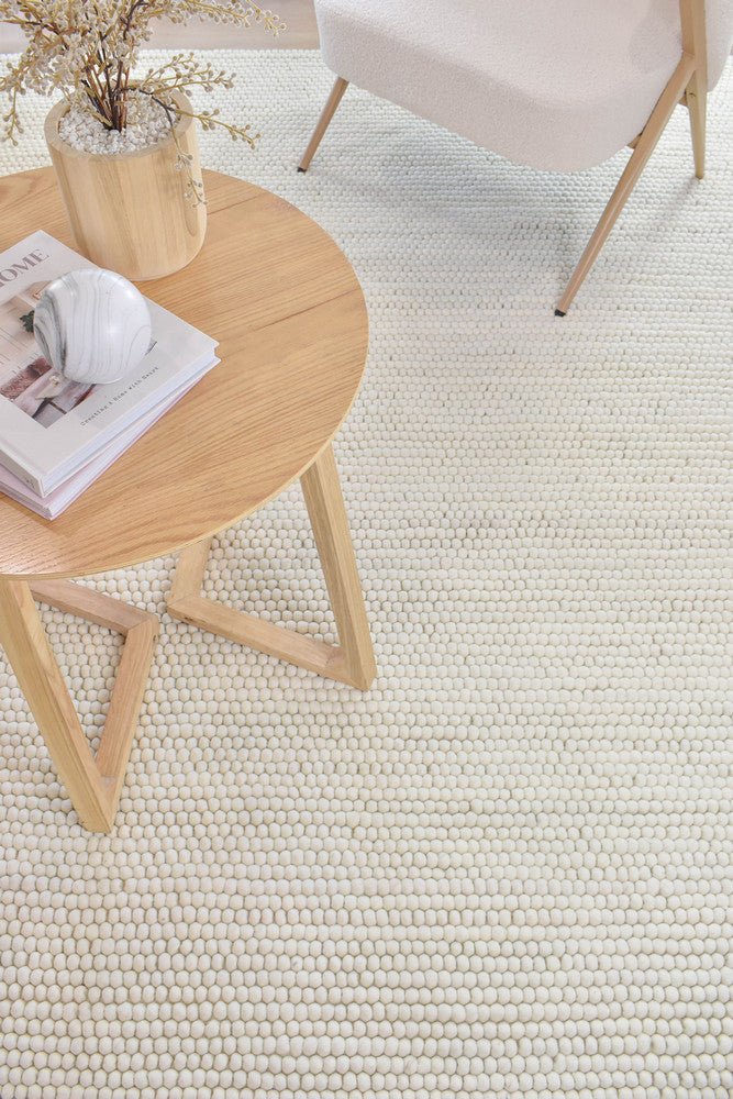 Caladen Ivory Tusk Wool Rug