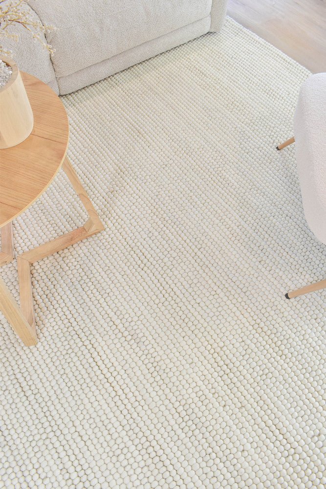 Caladen Ivory Tusk Wool Rug