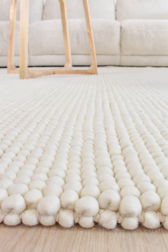 Caladen Ivory Tusk Wool Rug