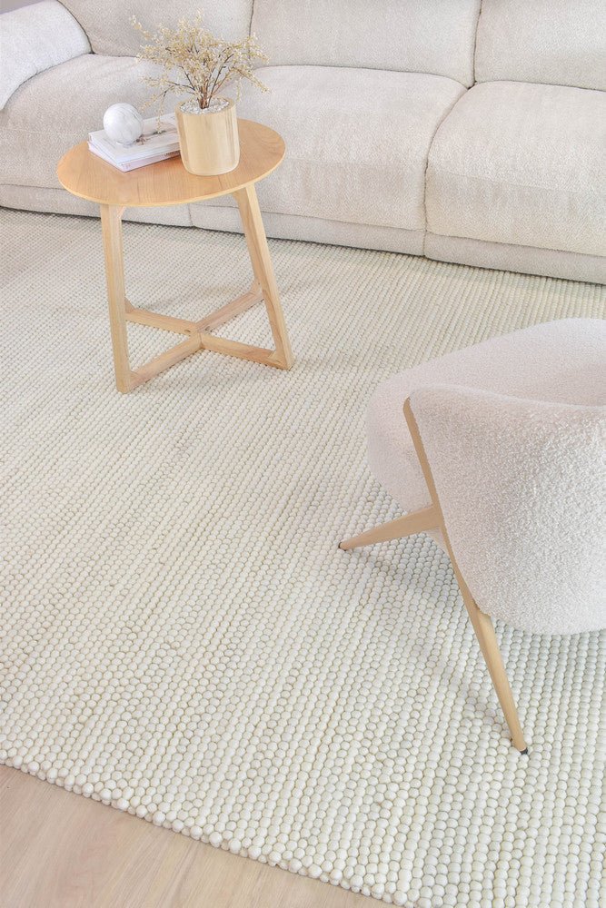 Caladen Ivory Tusk Wool Rug