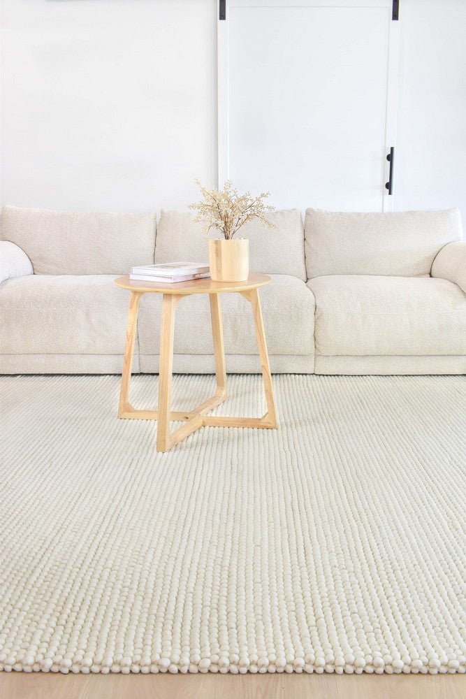 Caladen Ivory Tusk Wool Rug