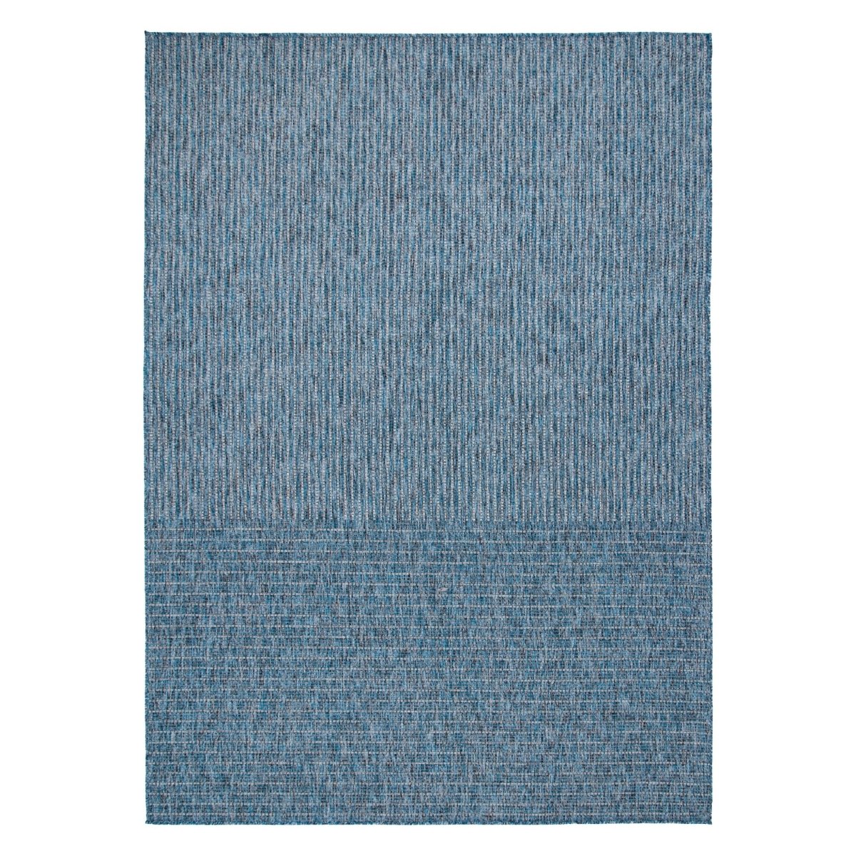 Cascade Texture Navy Indoor/Outdoor Rug Area Rug | Ruggy