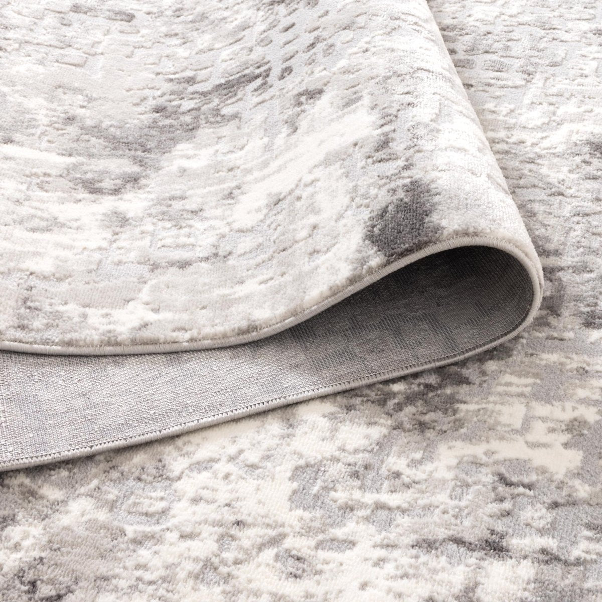 Cleo Abstract Grey Rug