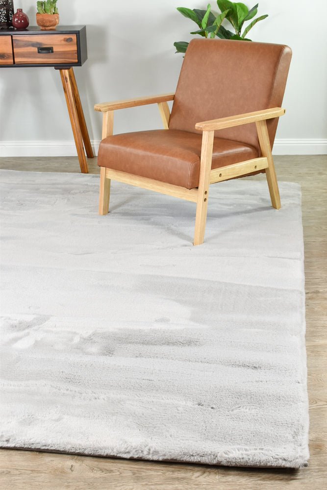 Cobar Shaggy Light Grey Rug