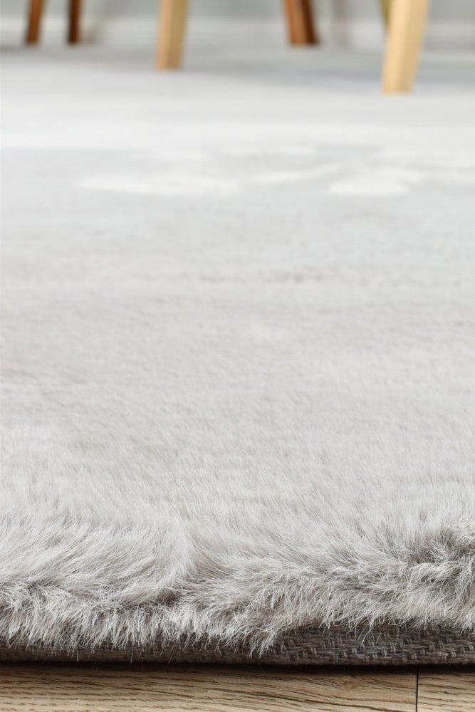 Cobar Shaggy Light Grey Rug