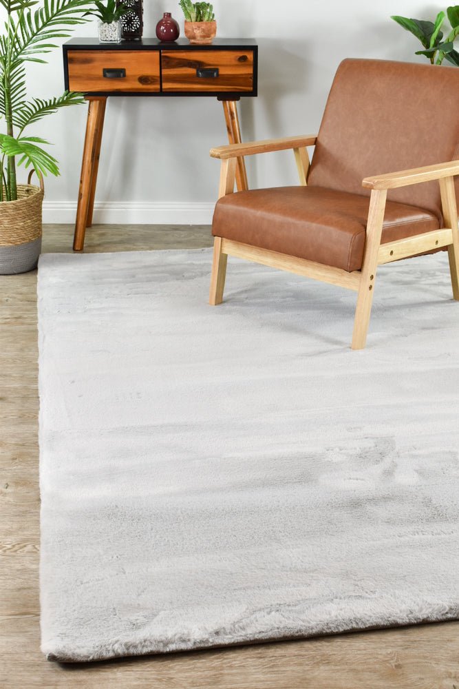 Cobar Shaggy Light Grey Rug