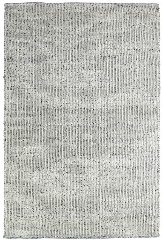 Coda Ivory Grey Wool Rug