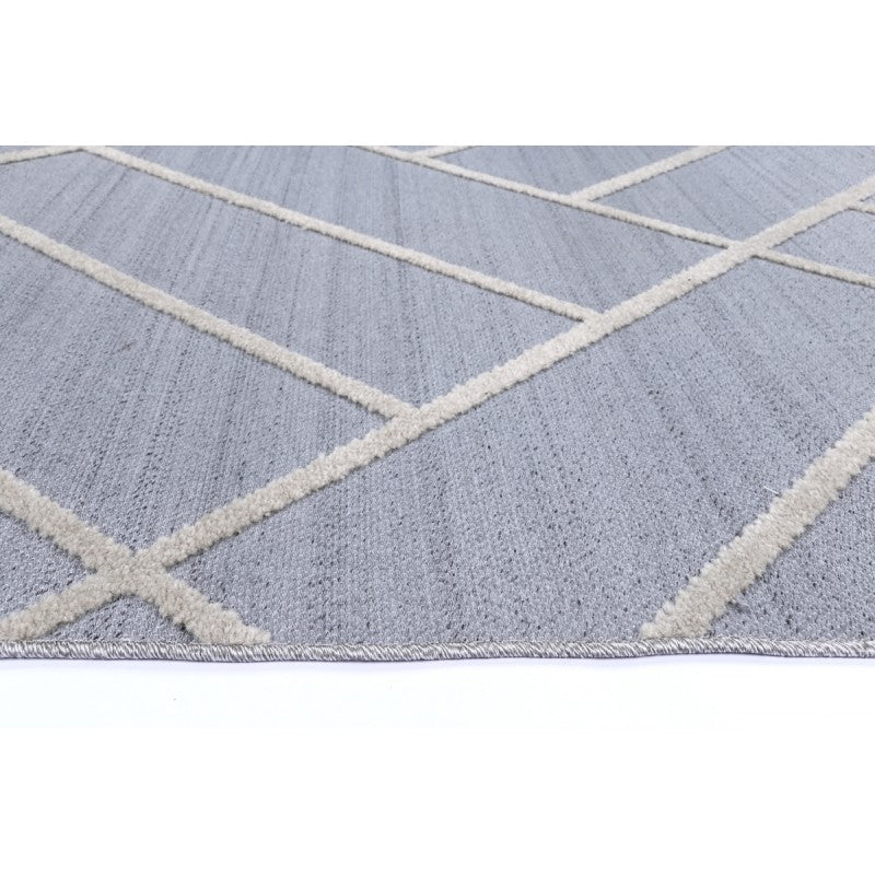 Desert Herring Silver Rug Area Rug | Ruggy