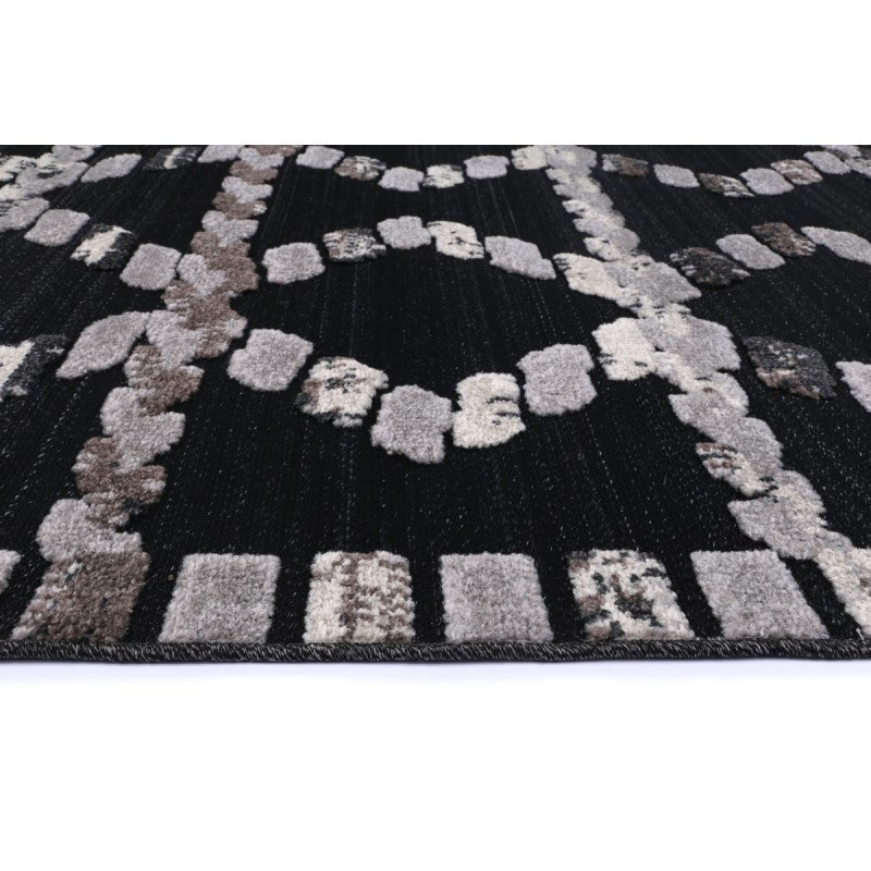 Desert Kasbah Coal Rug Area Rug | Ruggy