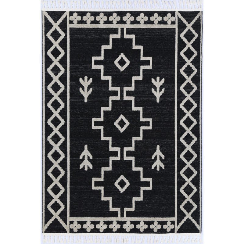 Desert Marrakech Coal Rug Area Rug | Ruggy