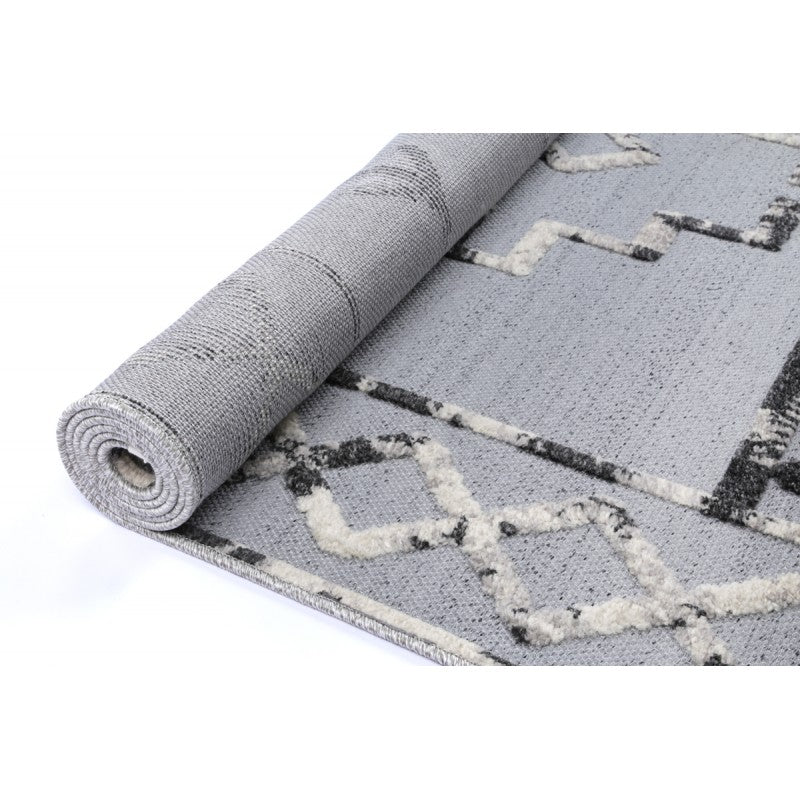 Desert Marrakech Silver Rug Area Rug | Ruggy