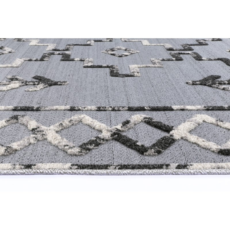 Desert Marrakech Silver Rug Area Rug | Ruggy