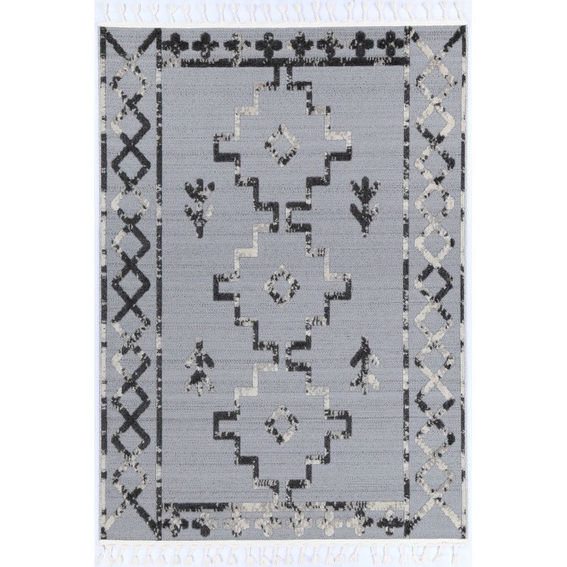 Desert Marrakech Silver Rug Area Rug | Ruggy