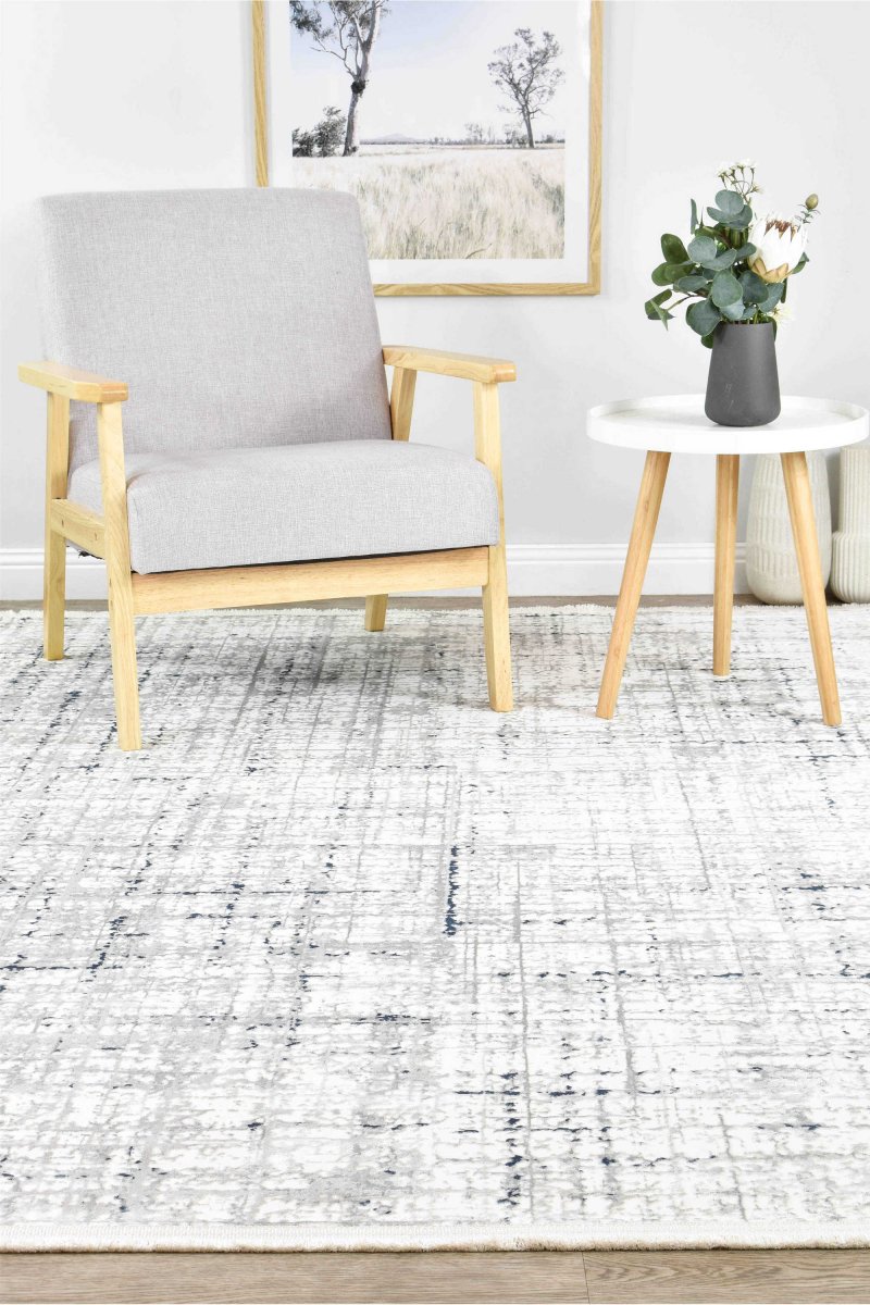 Dora Tiger White Modern Rug