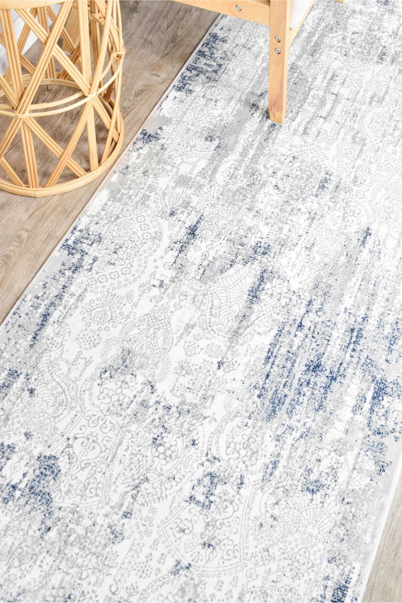 Dora White Belle Modern Rug