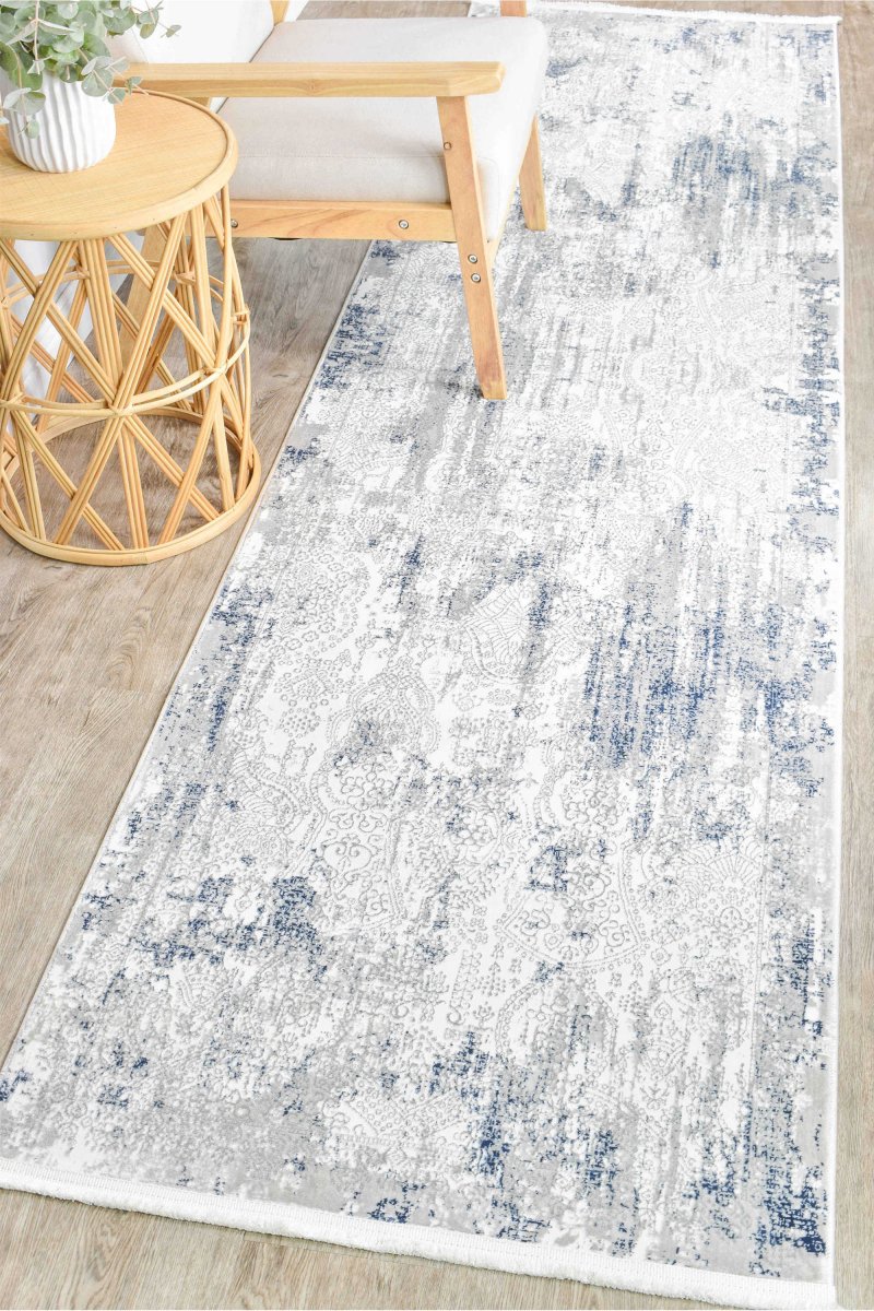 Dora White Belle Modern Rug