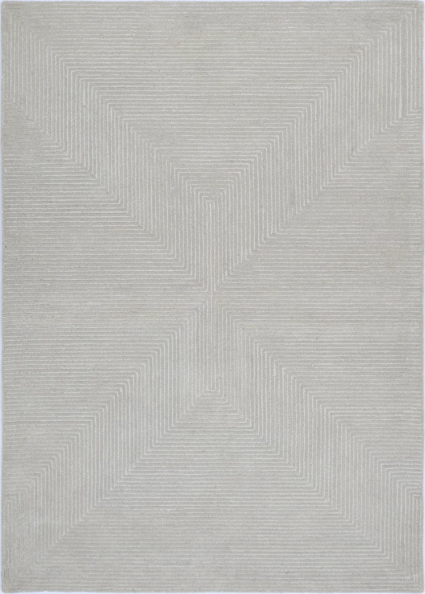 Dream Motley Platinum Wool Rug Area Rug | Ruggy