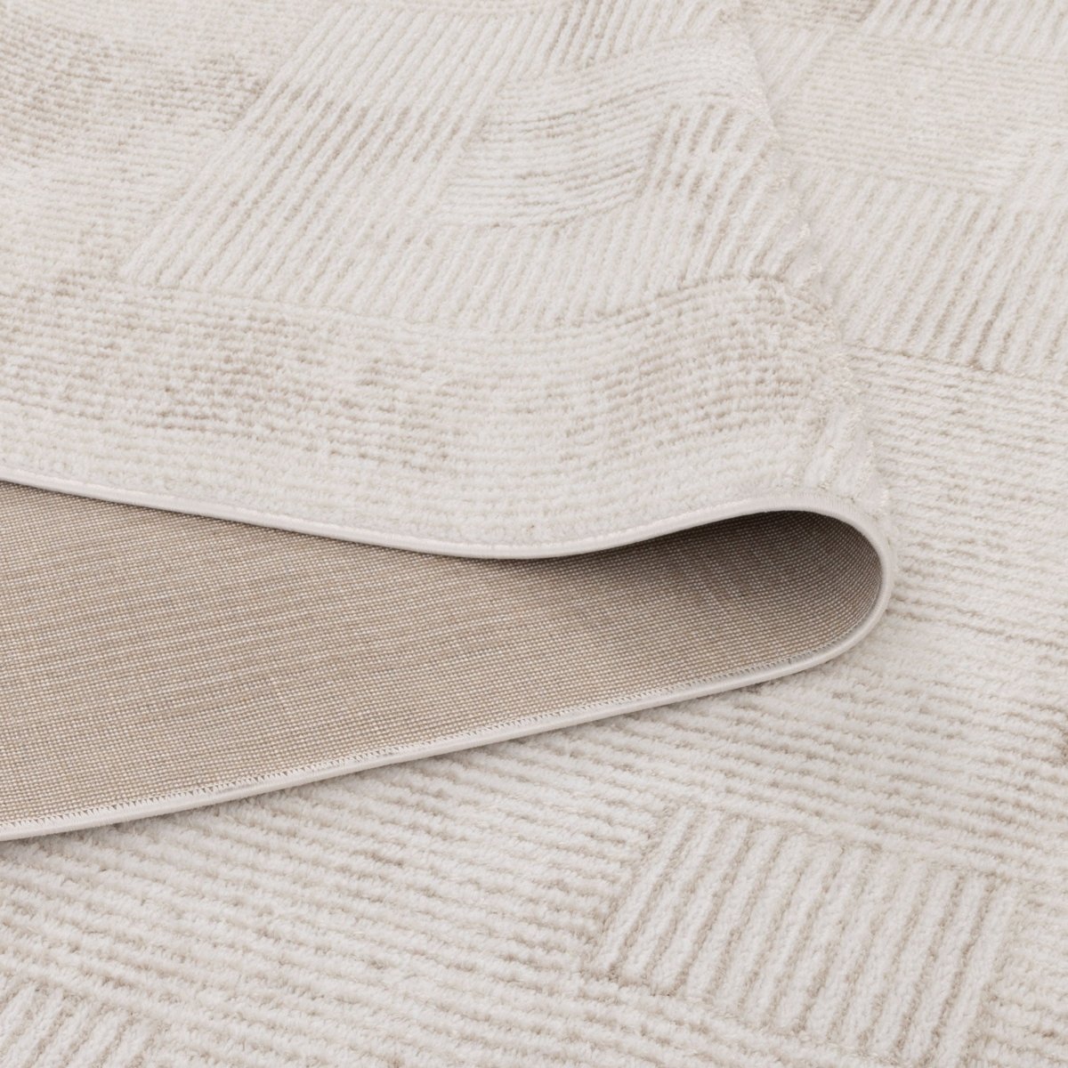 Eloura Distressed Shapes Beige Rug