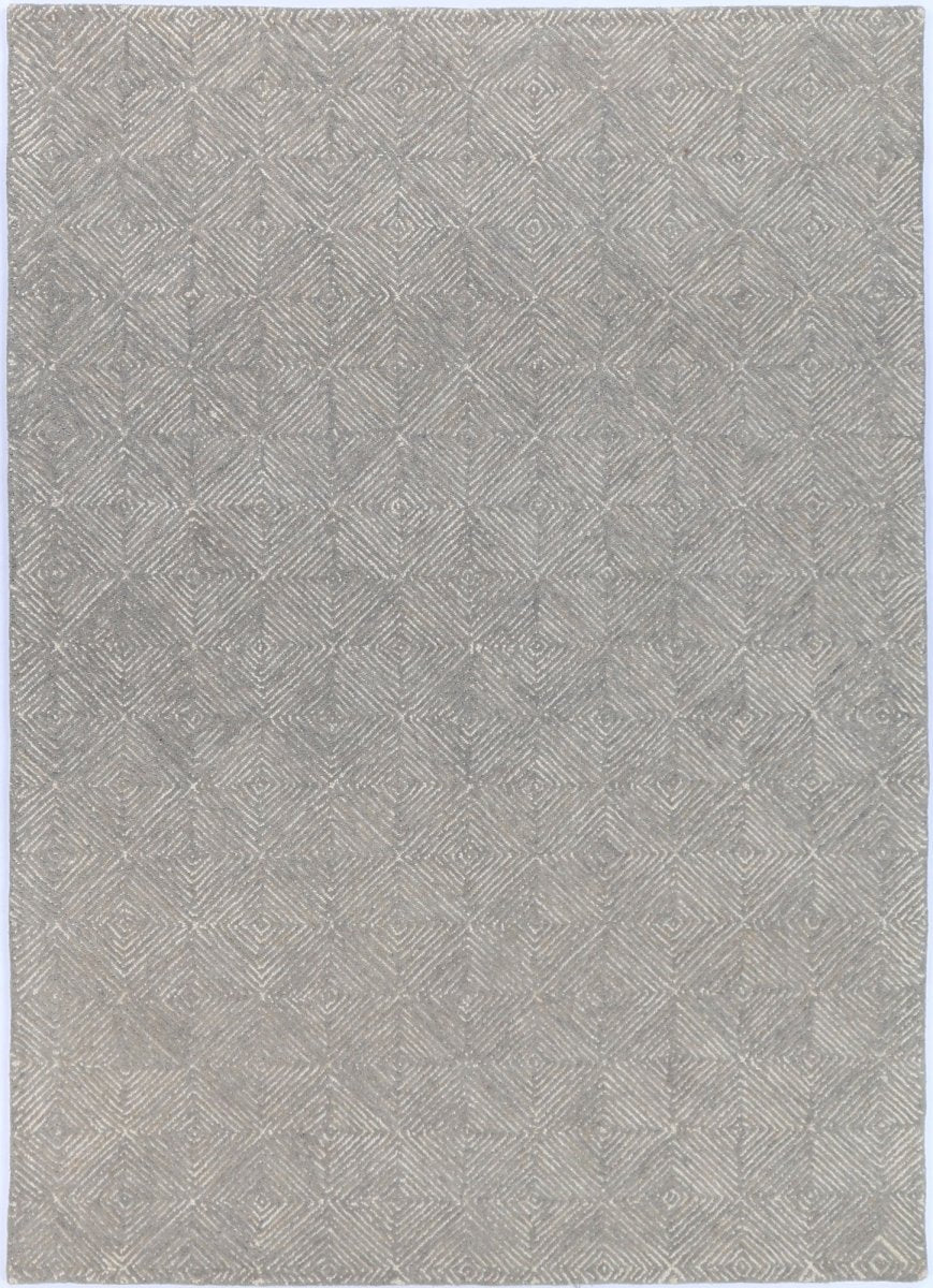 Enchant Diamond Ash Wool Rug Area Rug | Ruggy