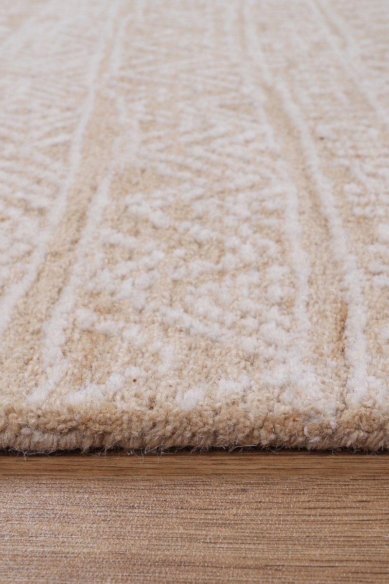 Enchant Inca Beige Wool Rug Area Rug | Ruggy