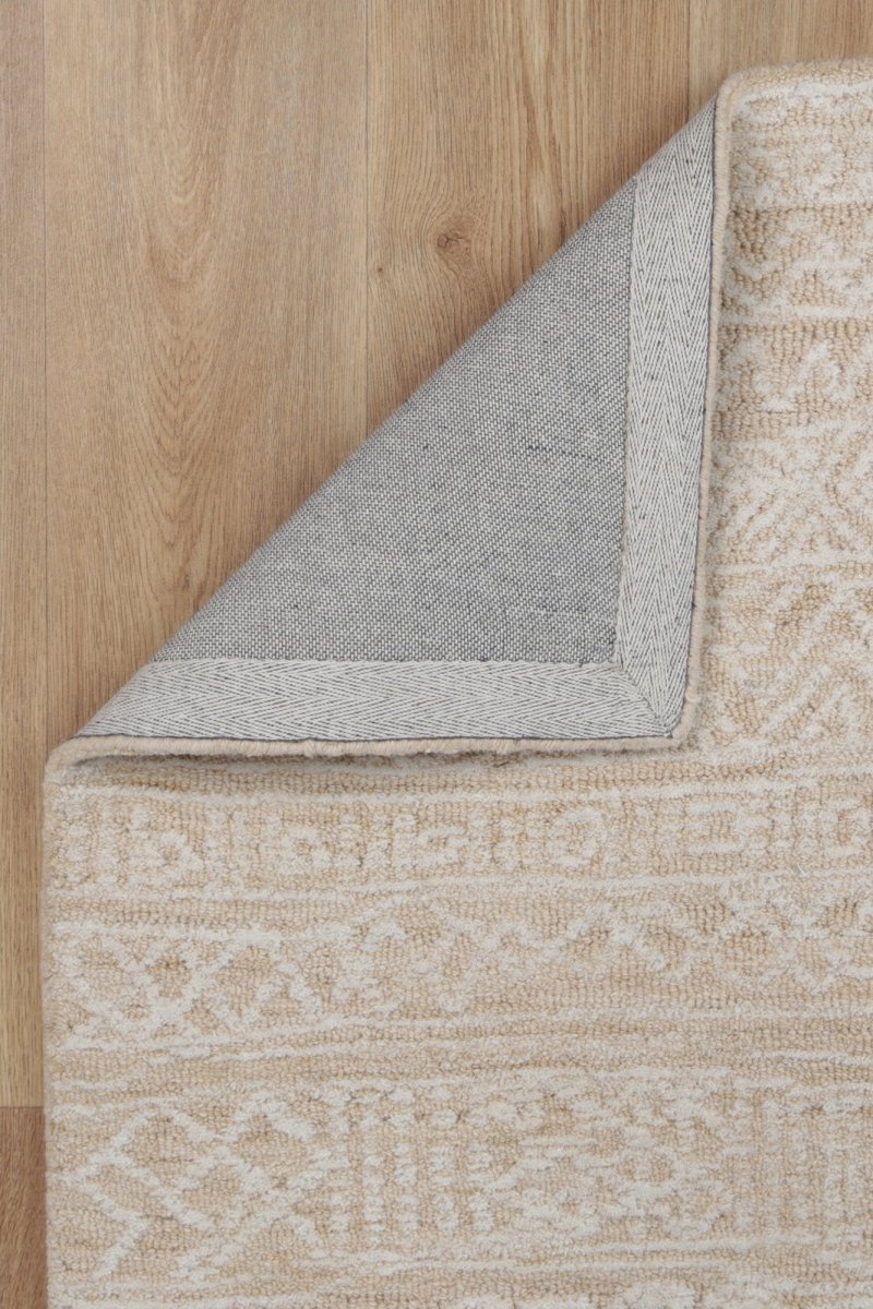 Enchant Inca Beige Wool Rug Area Rug | Ruggy