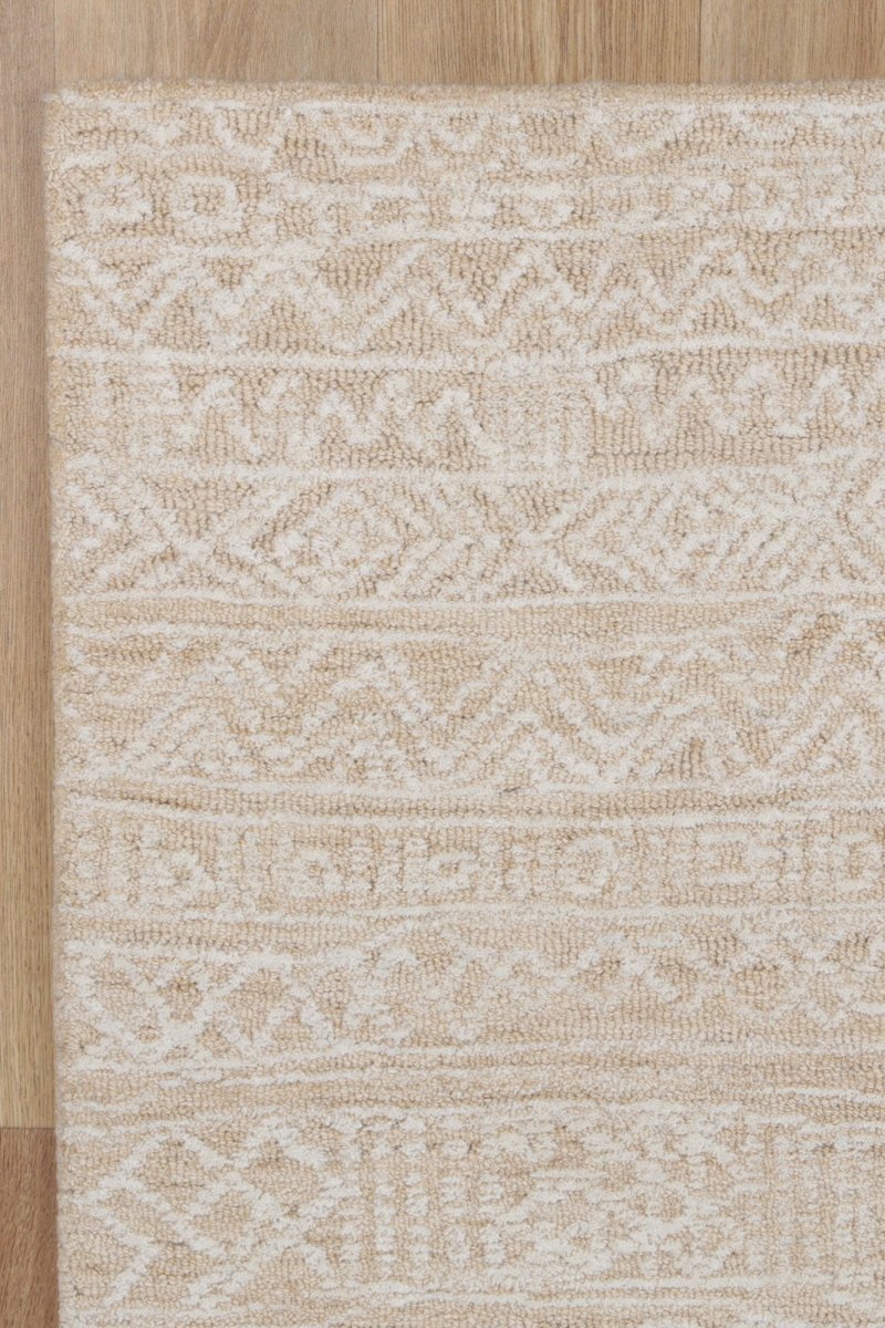 Enchant Inca Beige Wool Rug Area Rug | Ruggy