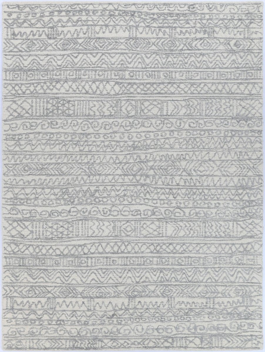 Enchant Inca Grey Wool Rug Area Rug | Ruggy