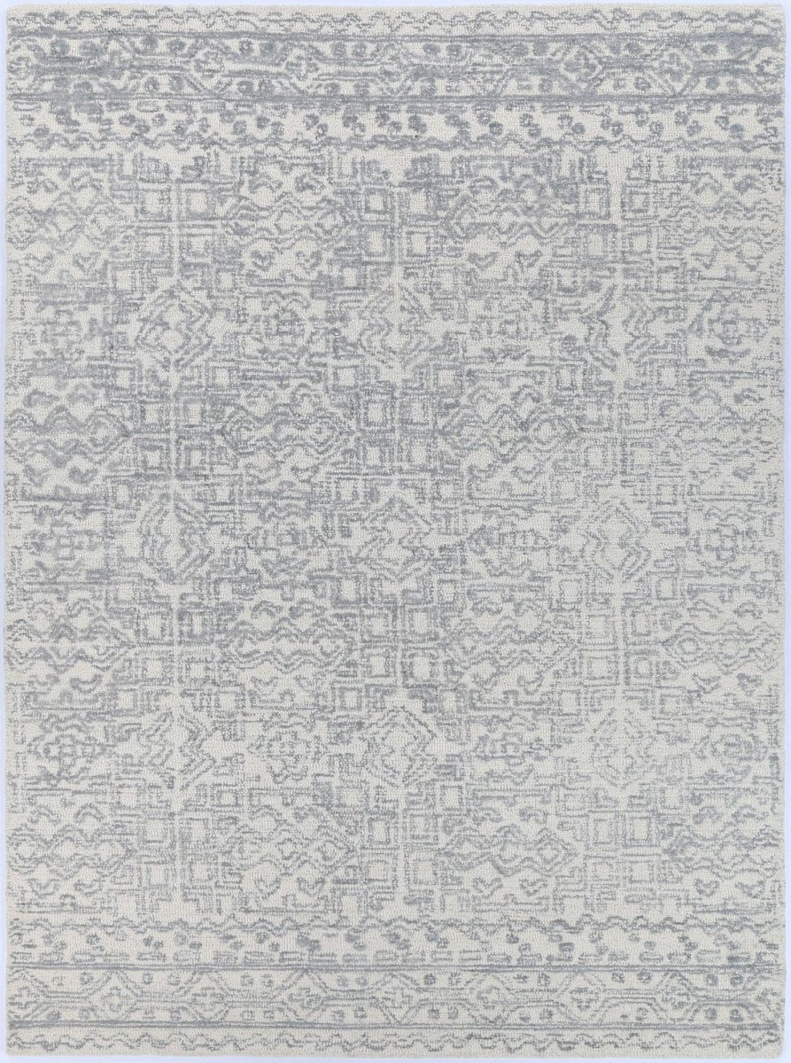 Enchant Puru Grey Tribal Rug Area Rug | Ruggy