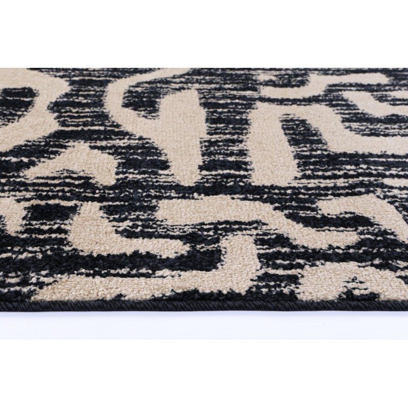 Esker Tribal Charcoal  Rug