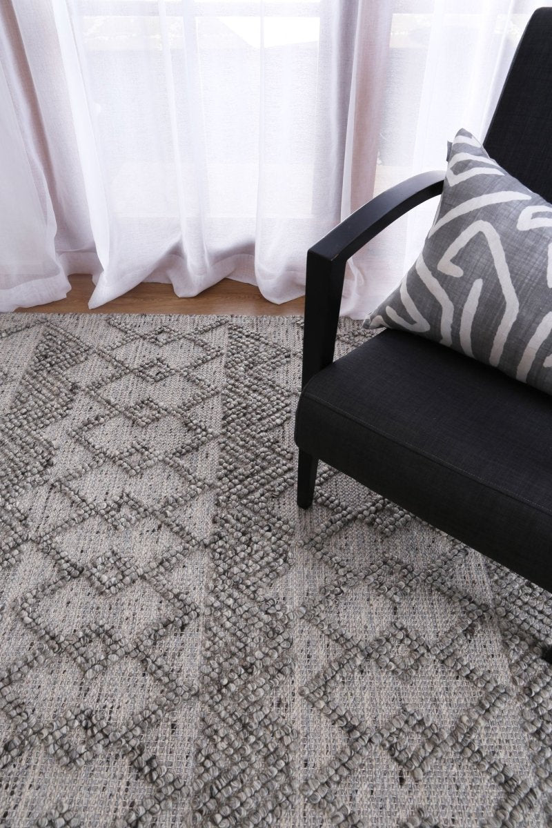 Essence Tribal Cava Steel Rug Area Rug | Ruggy