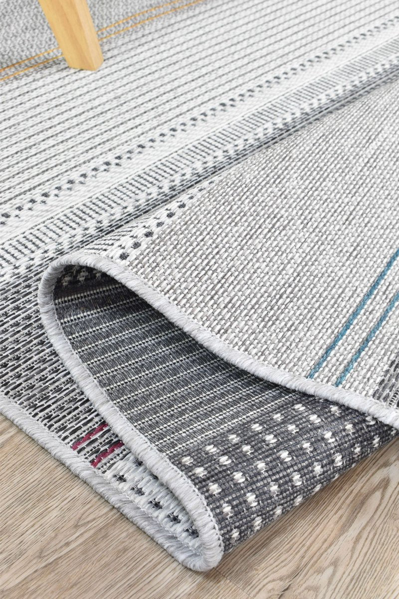 Fable Grey Multi Outdoor Rug