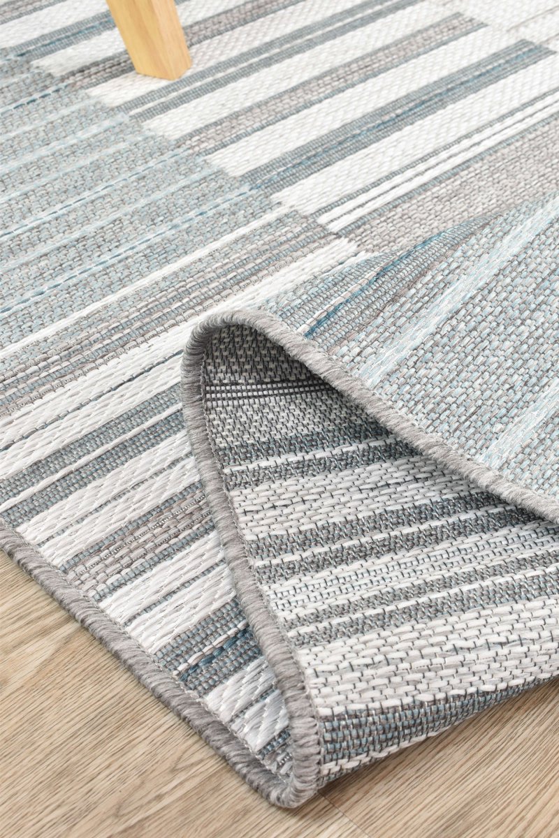 Fable Soft Blue Outdoor Rug