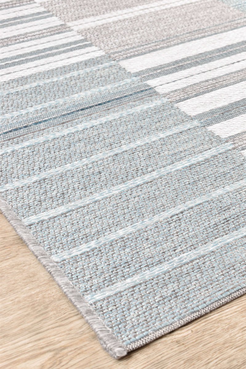 Fable Soft Blue Outdoor Rug