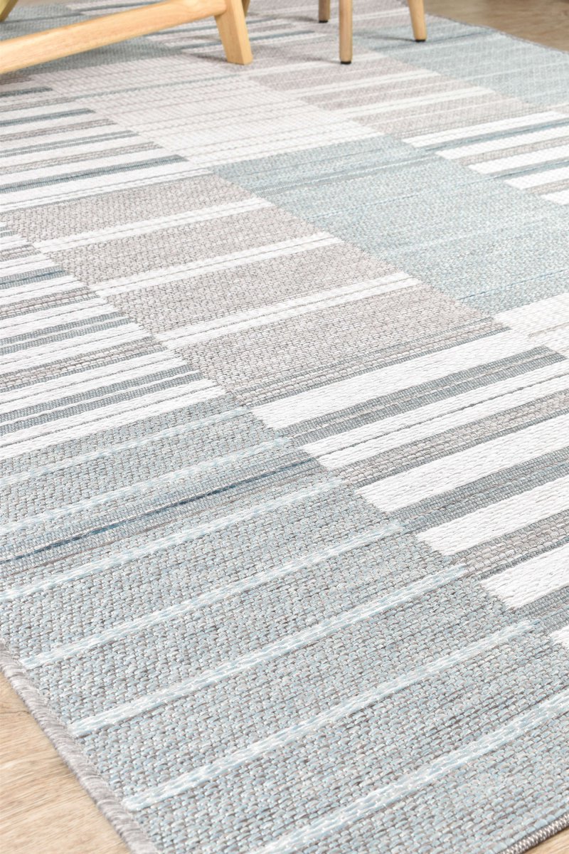 Fable Soft Blue Outdoor Rug