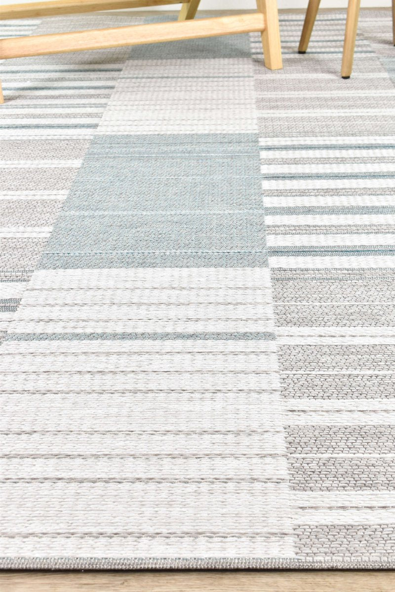 Fable Soft Blue Outdoor Rug