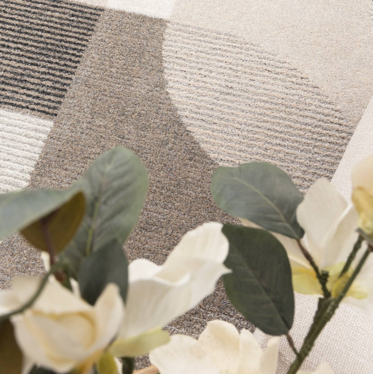 Fjord Grey Beige Arches Rug