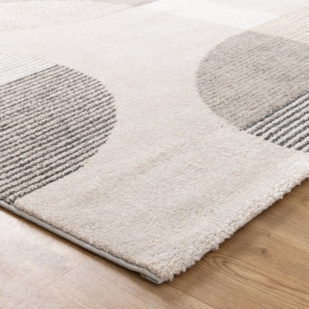 Fjord Grey Beige Arches Rug