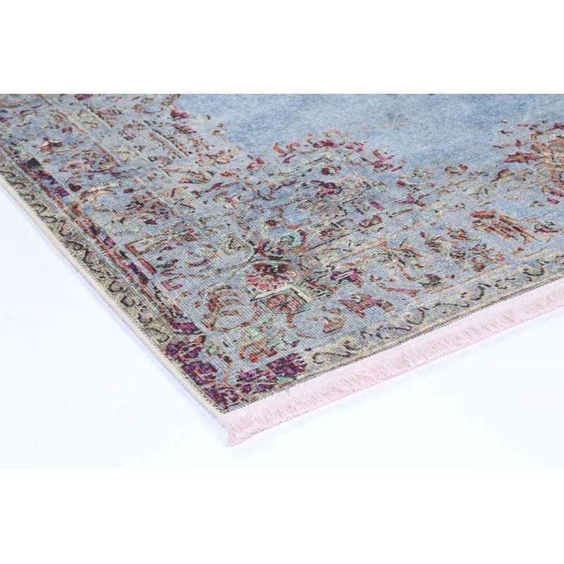 Flair Diamond Aqua Traditional Rug Area Rug | Ruggy