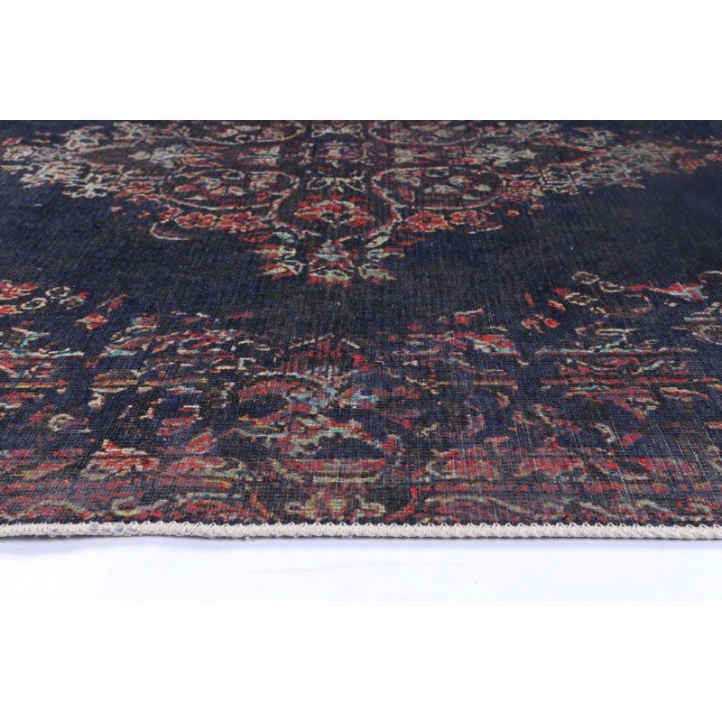 Flair Diamond Navy Traditional Rug Area Rug | Ruggy