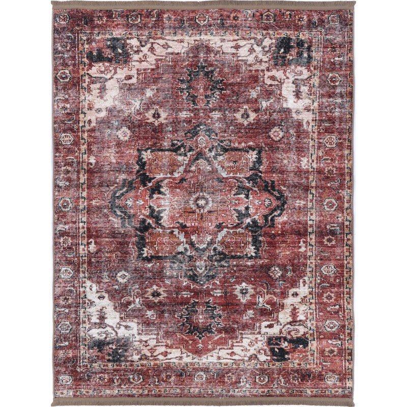 Flair Motif Brick Traditional Rug Area Rug | Ruggy