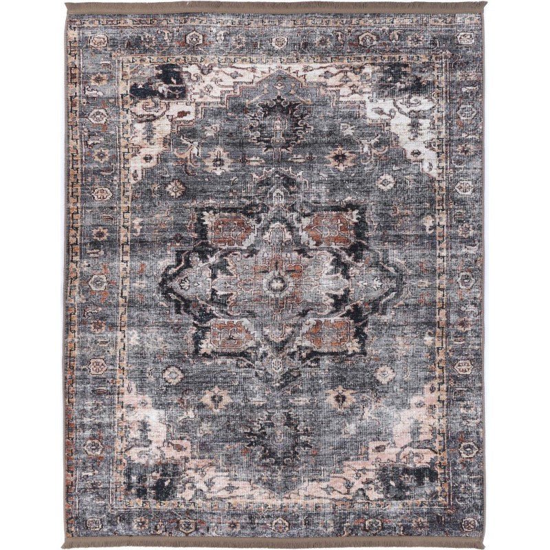 Flair Motif Slate Traditional Rug Area Rug | Ruggy