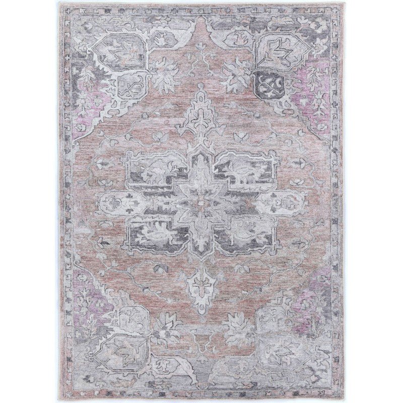 Flair Oriental Blush Traditional Rug Area Rug | Ruggy